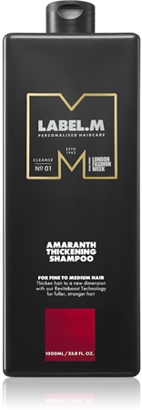 label.m Amaranth Thickening Shampoo extra volumising shampoo