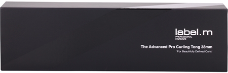 label.m Electrical  The Advanced Pro Curling Tong 38 mm Curling Iron