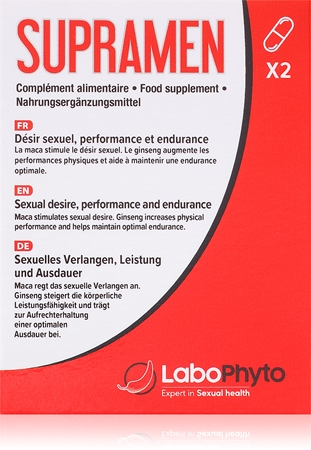 Labophyto Supramen capsules pour favoriser l’érection