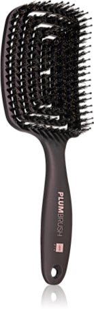 Labor Pro Plum Brush Thick spazzola per capelli con setole di nylon e di  cinghiale