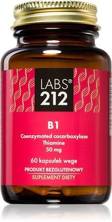 Labs212 B1 Coenzymated Cocarboxylase + Thiamine kapsułki do wsparcia metabolizmu energetycznego