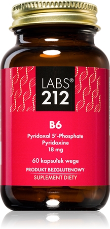 Labs212 B6 P-5-P + Pyridoxine kapsułki na wsparcie czynności układu nerwowego