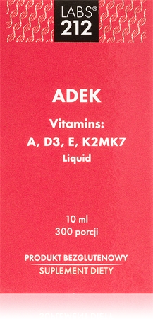 Labs212 ADEK krople na wsparcie układu odpornościowego