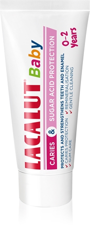 Lacalut Baby Caries and Sugar Acid Protection 0-2 Years Kinderzahnpasta mit Geschmack