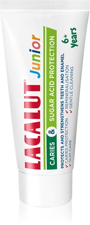 Lacalut Junior Sugar Acid Protection 6+ Years dentifricio per bambini aromatizzato