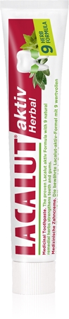 Lacalut Aktiv Herbal паста для зміцнення зубів та ясен