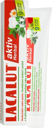 Lacalut Aktiv Herbal hampaita ja ikeniä vahvistava hammastahna