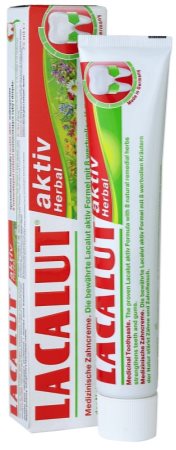 Lacalut Aktiv Herbal паста за укрепване на зъбите и венците