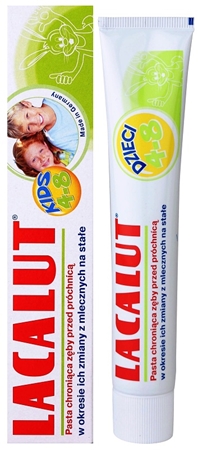 Lacalut Junior dentifrice période de perte des dents de lait