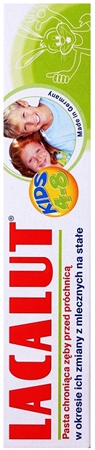 Lacalut Junior dentifrice période de perte des dents de lait