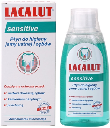 Lacalut Sensitive elixir bocal para dentes sensíveis
