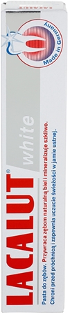 Lacalut White toothpaste with whitening effect