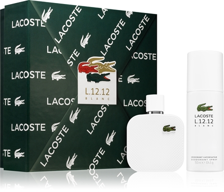 Lacoste Eau de Lacoste L.12.12 Blanc gift set (for men) I.