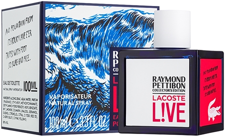 Lacoste Live Raymond Pettibon Collector's Edition Eau de Toilette for Men