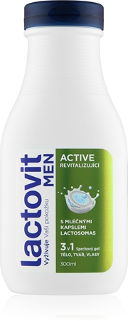 Lactovit Active Kropsvask til mænd 3-i-1