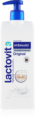 Lactovit Original vyživující tělové mléko s pumpičkou