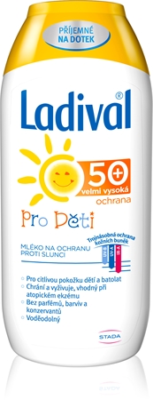Ladival Pre Deti detské mlieko na opaľovanie SPF 50+