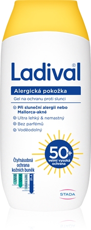 Ladival Allergische Haut schützende Gel-Creme zum Bräunen gegen Sonnenallergie SPF 50+