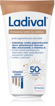 Ladival Ochranný krém na obličej proti pigmentovým skvrnám ochranný krém na obličej s vitamínem E