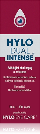 Hylo Eye Care Hylo Dual Intense očné kvapky na osvieženie unavených očí