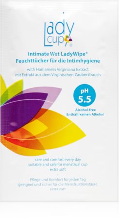 LadyCup Ladywipe drėgnosios servetėlės intymiai higienai