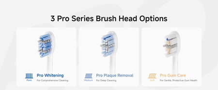 Laifen ProS Pro Plaque Removal toothbrush replacement heads