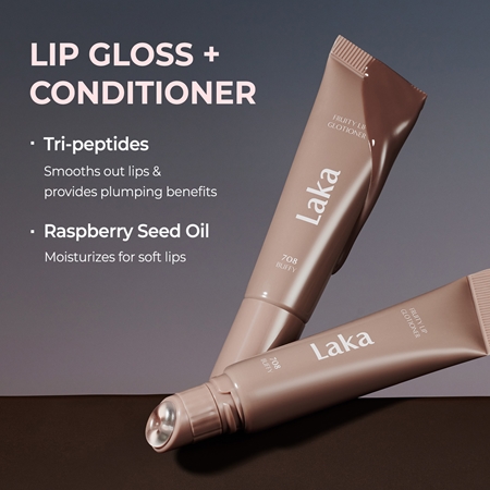 Laka Fruity Lip Glotioner Hydratisierendes Lipgloss