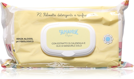 L'Amande Baby Cleansing And Refreshing Wipes tisztító gyengéd törlőkendő