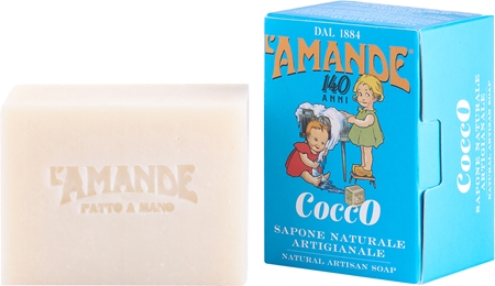 L'Amande Coconut Naturlig tvålbit för händer och kropp