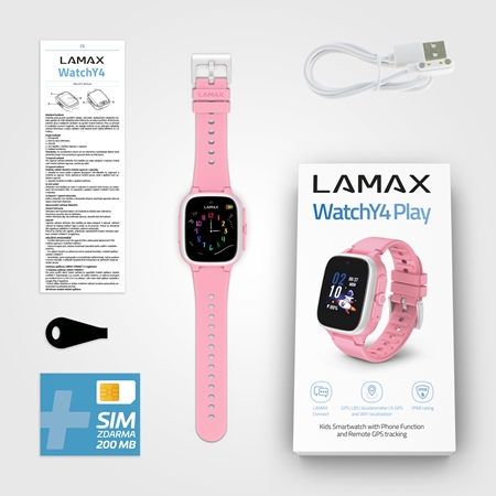 LAMAX Electronics WatchY4 Play okosóra gyermekeknek