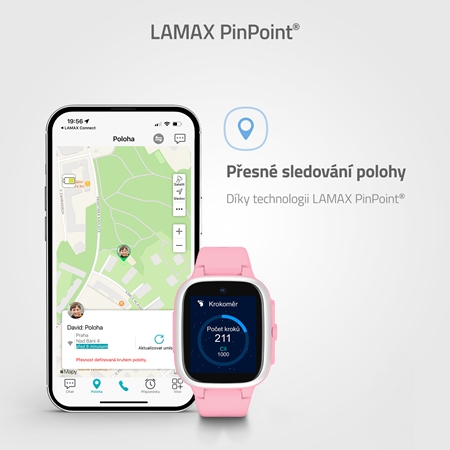 LAMAX Electronics WatchY4 Play okosóra gyermekeknek