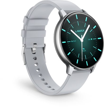 LAMAX Electronics Aura Silver smart watch