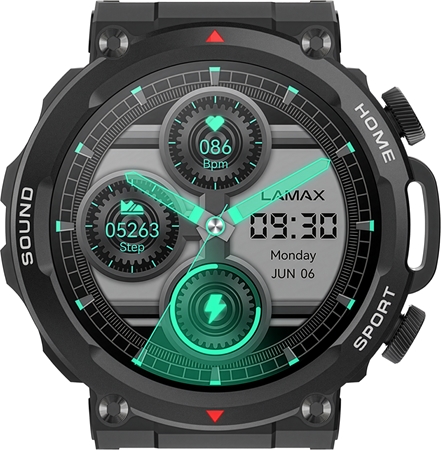 LAMAX Electronics Xplore Black pametni satovi