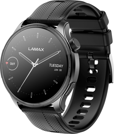 LAMAX Electronics Prism AMOLED Black pametna ura