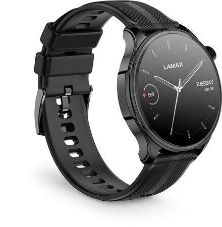 LAMAX Electronics Prism AMOLED Black pametna ura
