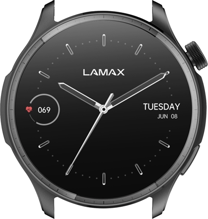 LAMAX Electronics Prism AMOLED Black pametna ura