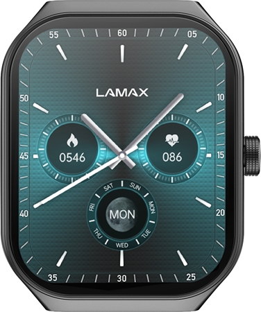 LAMAX Electronics Prism AMOLED Black смарт часовник