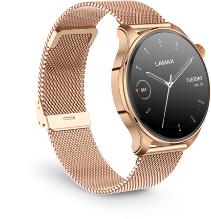 LAMAX Electronics Prism AMOLED Rose Gold смарт-годинник