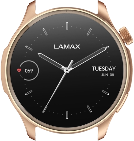 LAMAX Electronics Prism AMOLED Rose Gold смарт-годинник
