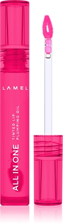 LAMEL All in One Lip Tinted Plumping Oil tonujący olejek do ust do zwiększenia objętości