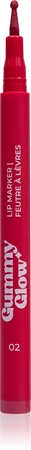 LAMEL Gummy Glow Lip Marker Fixierstift für die Lippen für einen langanhaltenden Effekt