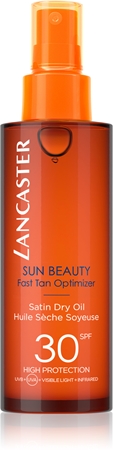 Lancaster Sun Beauty Satin Dry Oil Tør solcreme olie på spray SPF 30