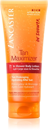 Lancaster Tan Maximizer lait corporel sous la douche prolongateur de bronzage