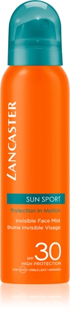 Lancaster Sun Sport Invisible Face Mist spray bronzeador para o rosto SPF 30