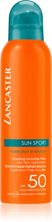 Lancaster Sun Sport Cooling Invisible Mist bruma solar refrescante para el cuerpo SPF 50