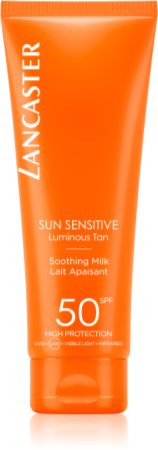 Lancaster Sun Sensitive Soothing Milk lapte de curățat, pentru piele sensibilă SPF 50
