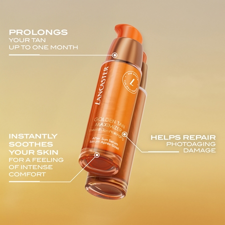 Lancaster Golden Tan Maximizer After Sun Face Serum pleťové sérum prodlužující opálení