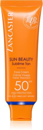 Lancaster Sun Beauty Face Cream creme solar facial SPF 50