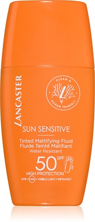 Lancaster Sun Sensitive Tinted Mattifying Fluid emulsão matificante à prova de água