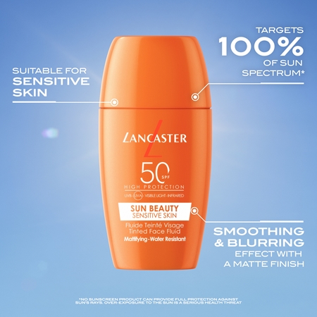 Lancaster Sun Sensitive Tinted Mattifying Fluid mattifying emulsion waterproof